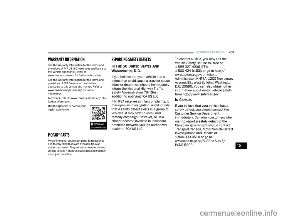 JEEP GRAND CHEROKEE 2022 Owners Manual 10 JEEP GRAND CHEROKEE 2022 Owners Manual 10