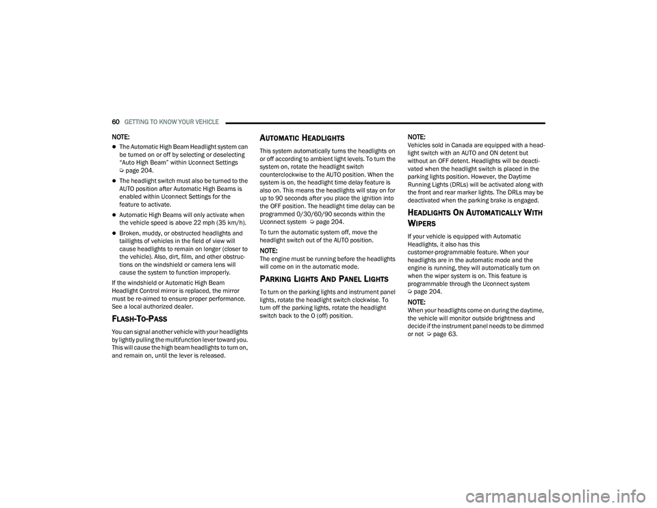 JEEP GRAND CHEROKEE 2022 Repair Manual 