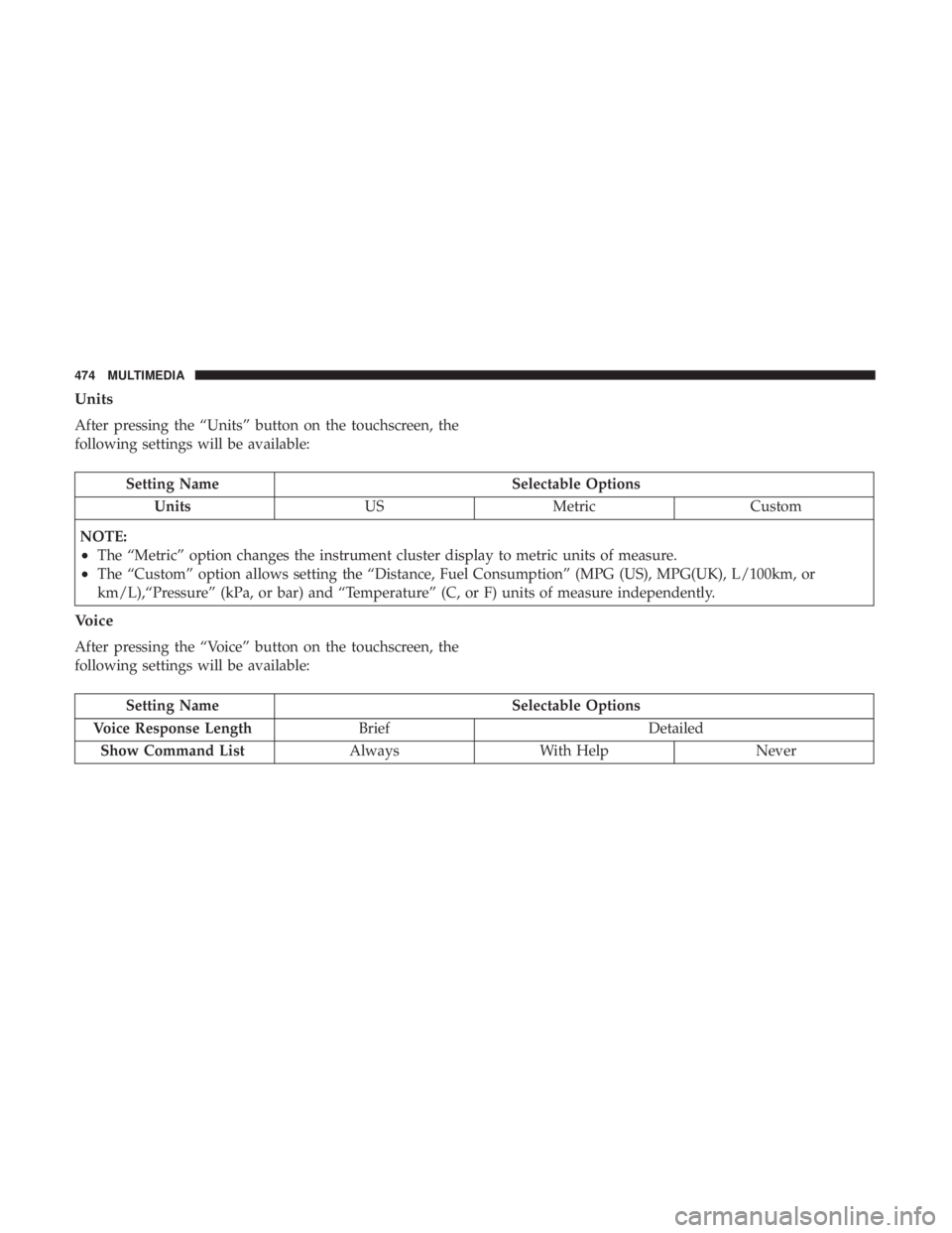 JEEP COMPASS TRAILHAWK 2018  Owners Manual 