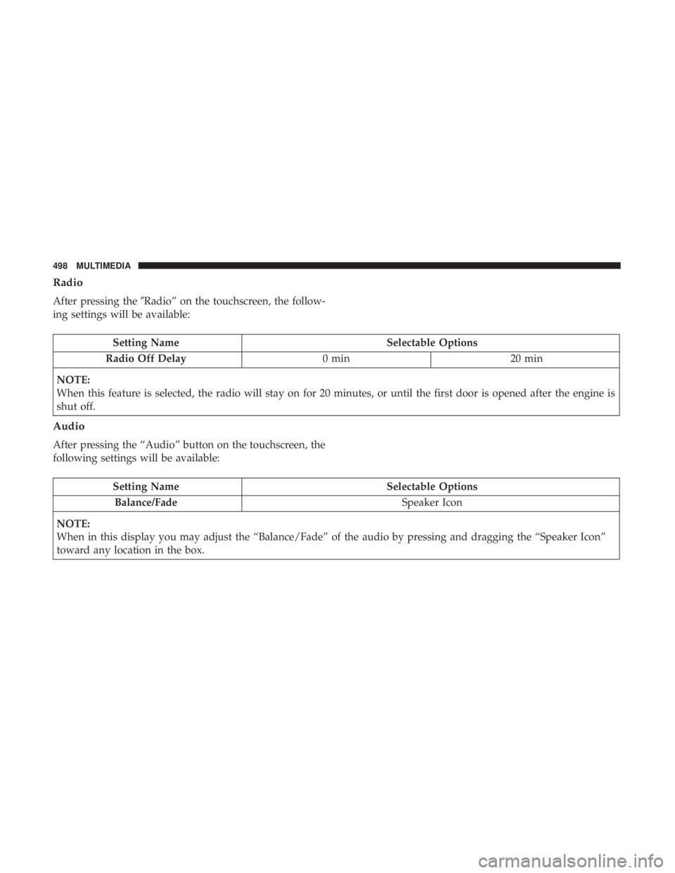 JEEP COMPASS TRAILHAWK 2018  Owners Manual 