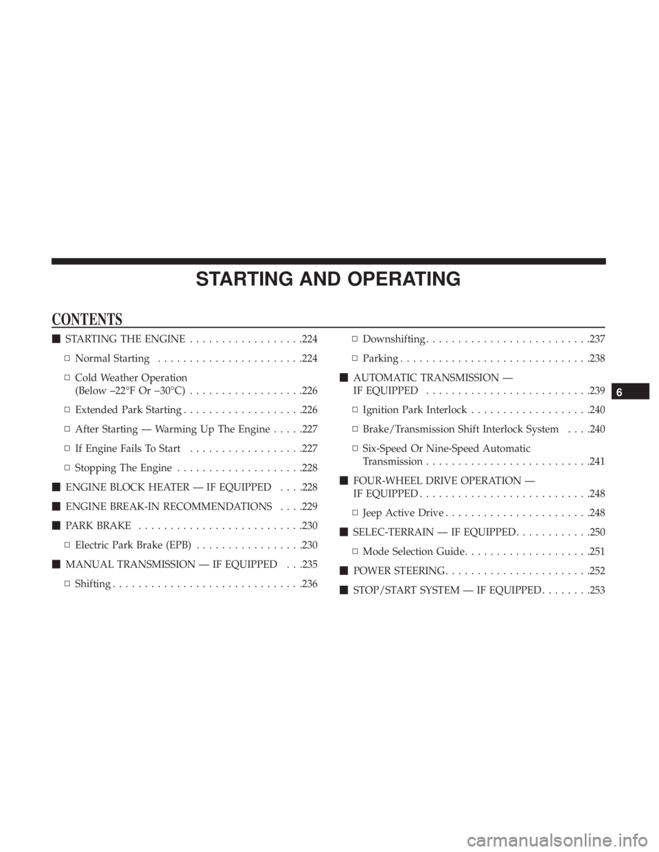 JEEP COMPASS LIMITED 2018  Owners Manual 