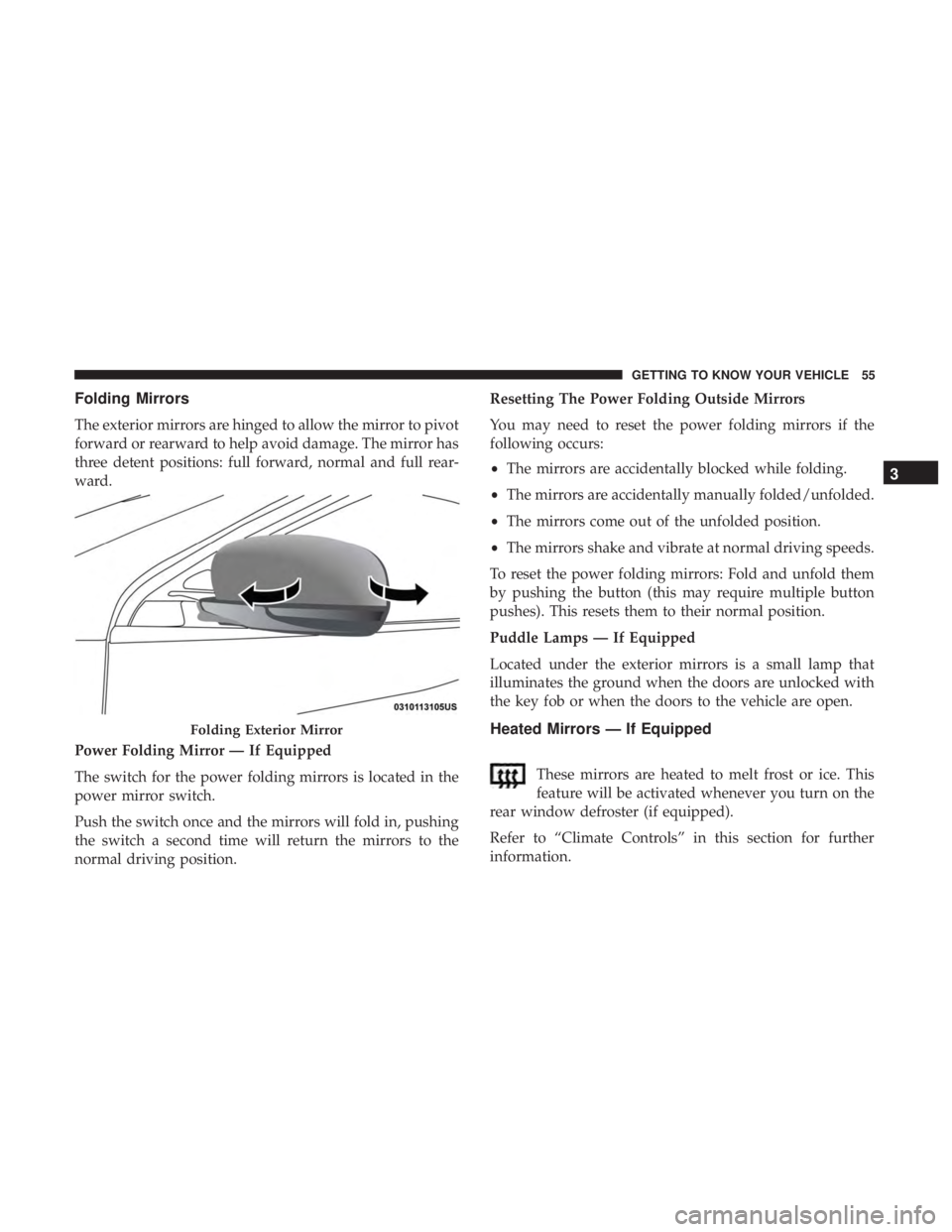 JEEP COMPASS TRAILHAWK 2019 Workshop Manual 3
GETTING TO KNOW YOUR VEHICLE 55 