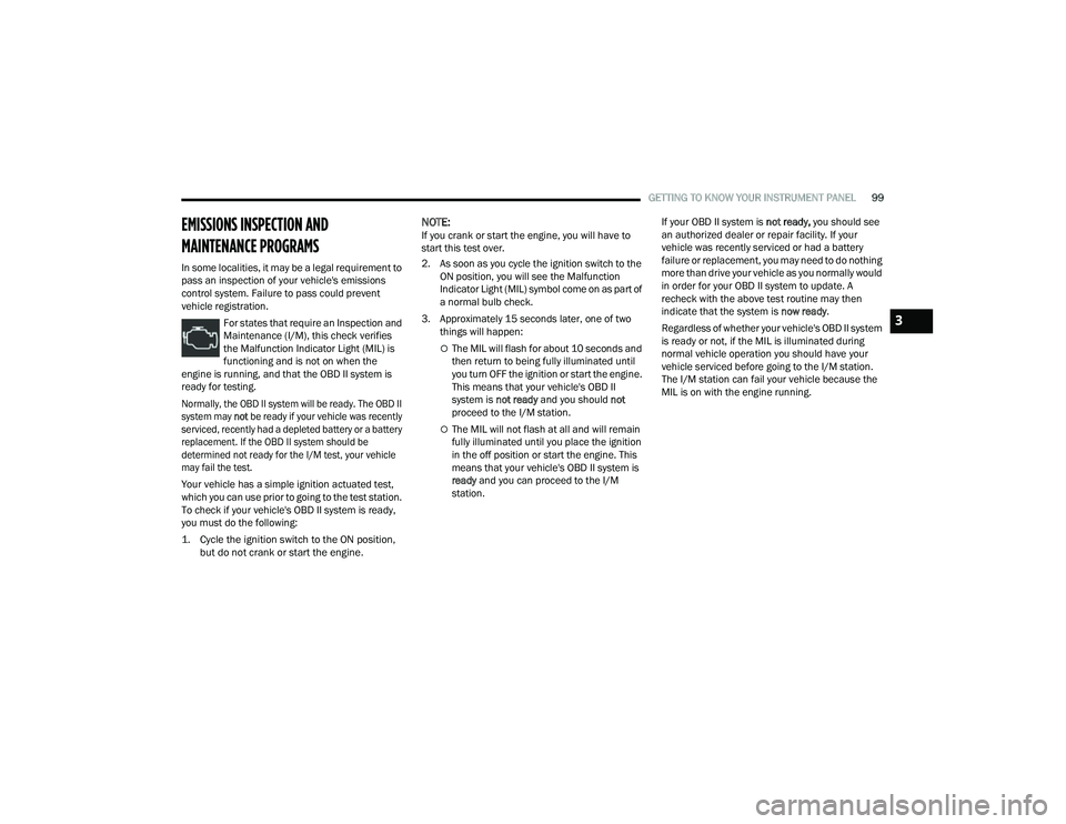 JEEP COMPASS 2022  Owners Manual 3

22_MP_OM_EN_USC_t.book  Page 99   