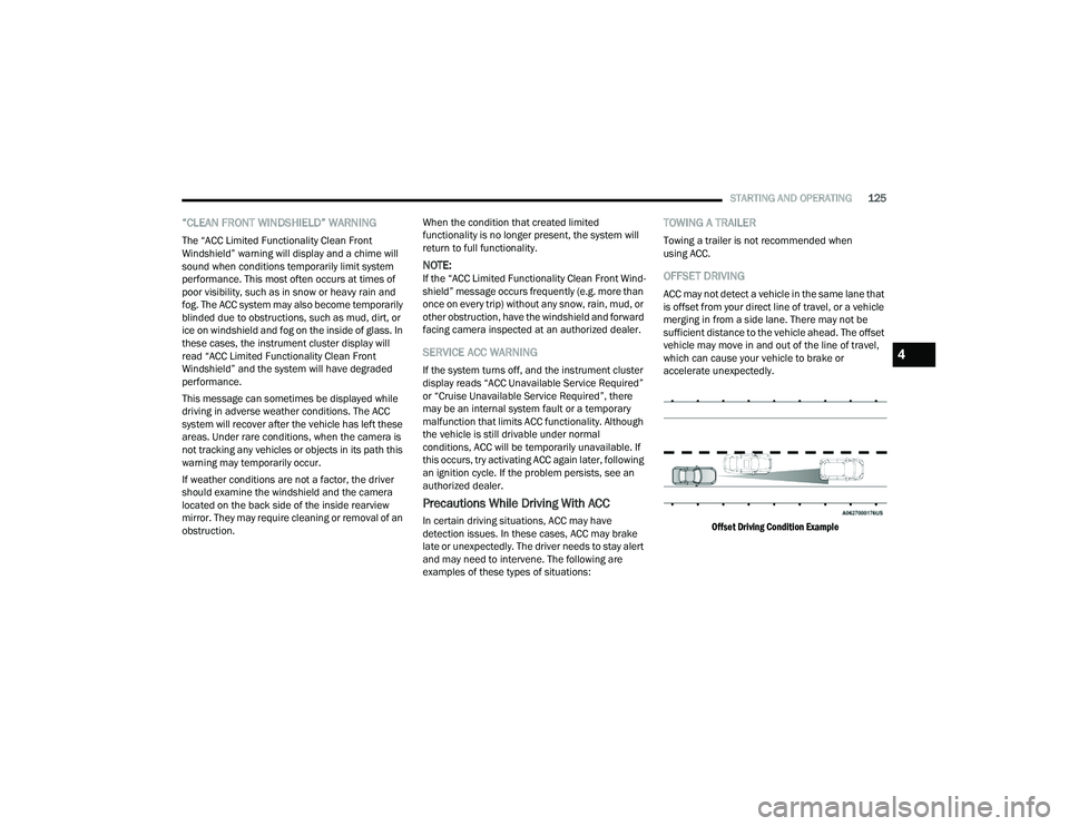 JEEP COMPASS 2022  Owners Manual 
4

22_MP_OM_EN_USC_t.book  Page 125   