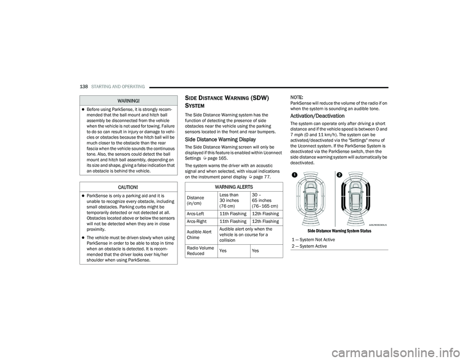 JEEP COMPASS 2022  Owners Manual �:�$�5N�,N�*�
�:�$�5N�,N�* �$�/E�5�7S
��L�Vta�Q�Fe 
��L�Q��F�P�\f�/e�V�V t�Ka�Q 
30 �L�Q�F�Ke�V 
�76 �F�P�\f30 �