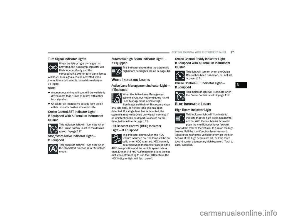 JEEP COMPASS 2022  Owners Manual 3

22_MP_OM_EN_USC_t.book  Page 97   