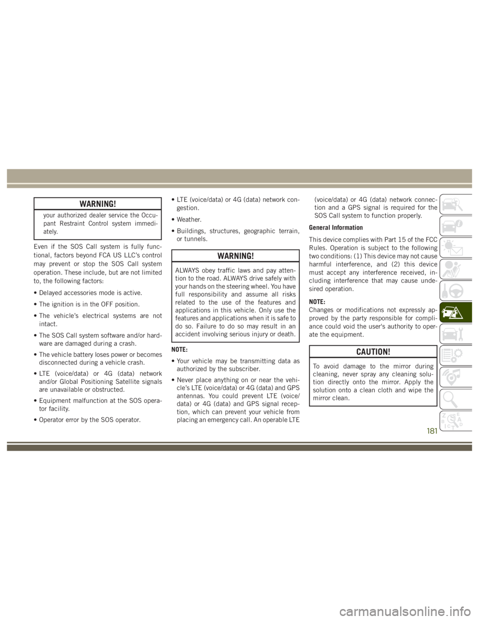 JEEP WRANGLER RUBICON 2017  Owners Manual 