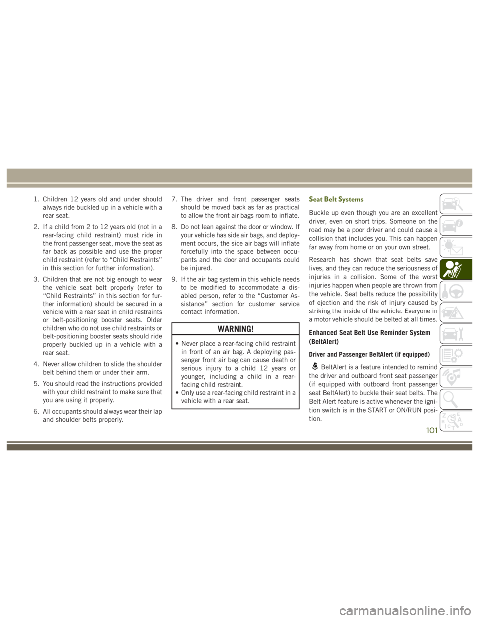 JEEP WRANGLER RUBICON 2018  Owners Manual 