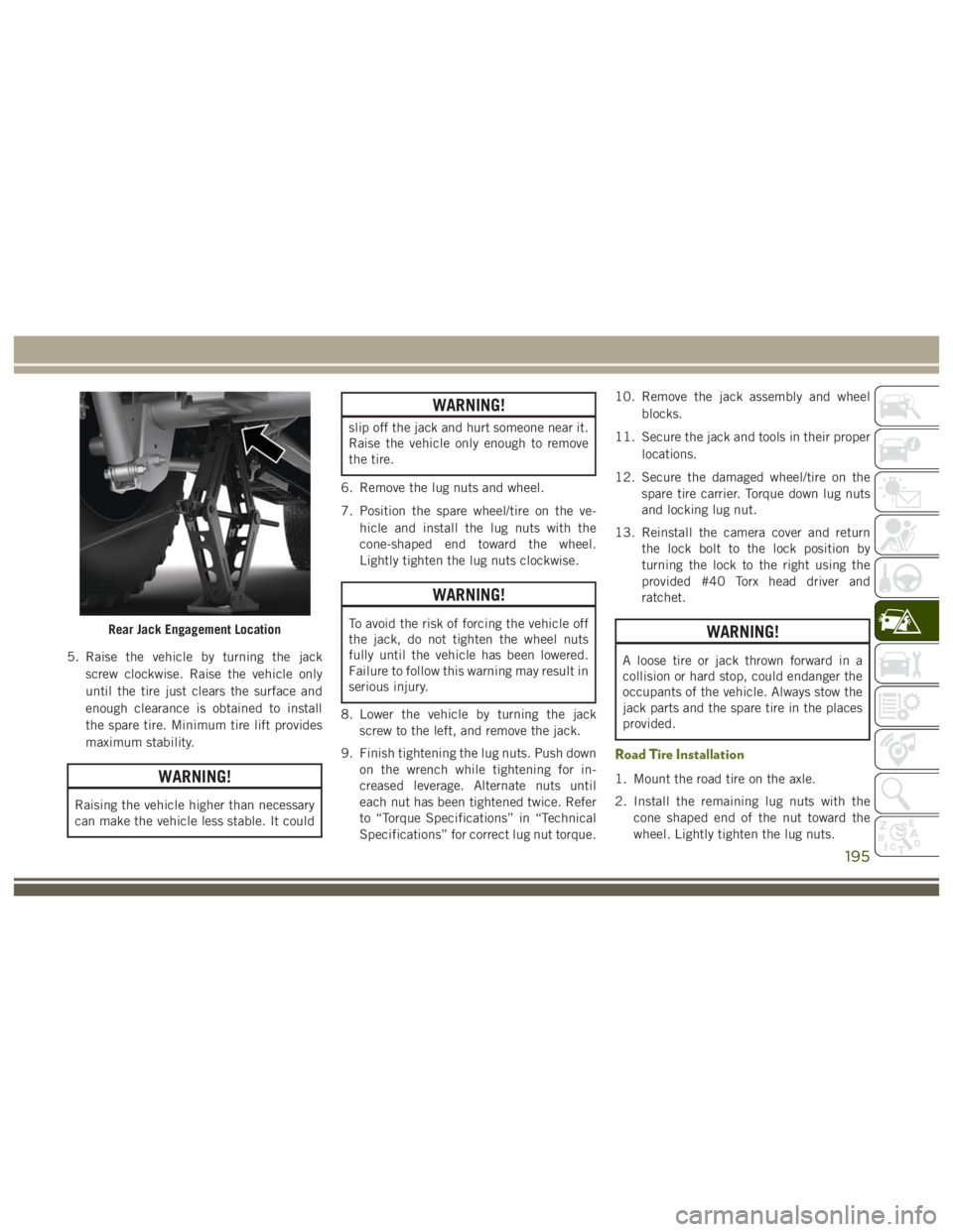 JEEP WRANGLER RUBICON 2018  Owners Manual 
