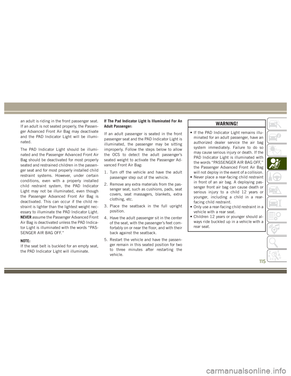 JEEP WRANGLER RUBICON 2019 Owners Manual JEEP WRANGLER RUBICON 2019 Owners Manual