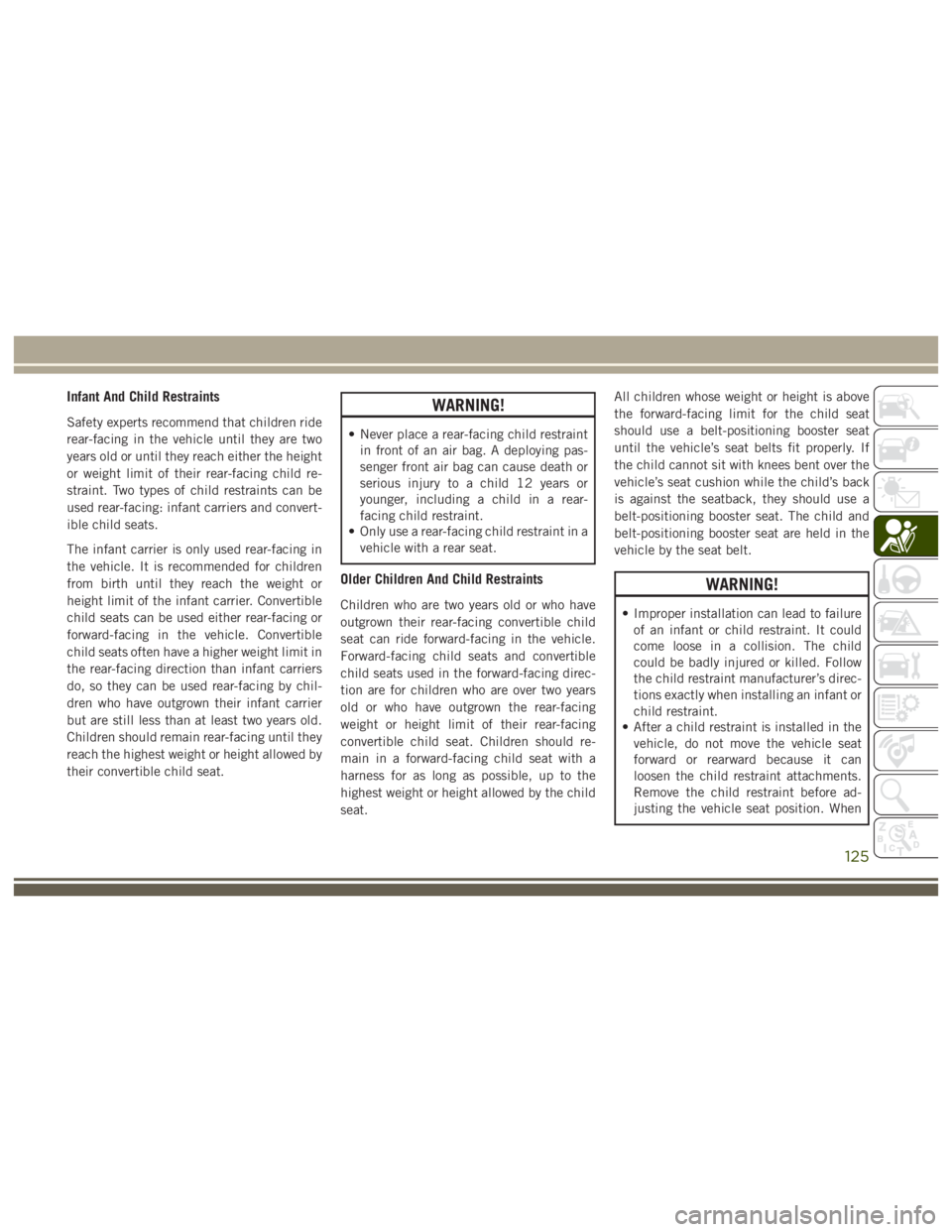 JEEP WRANGLER RUBICON 2019  Owners Manual 