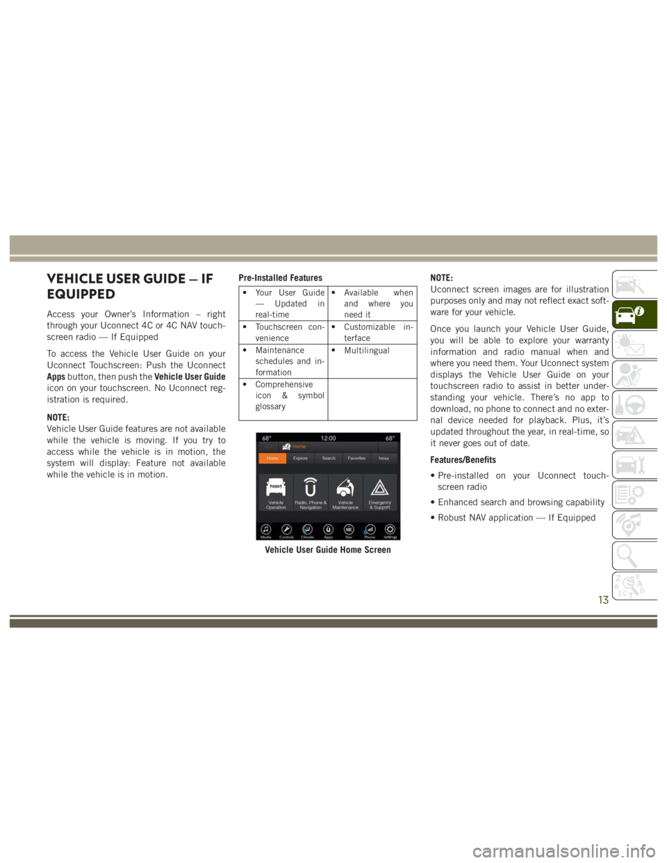 JEEP WRANGLER RUBICON 2019 User Guide JEEP WRANGLER RUBICON 2019 User Guide