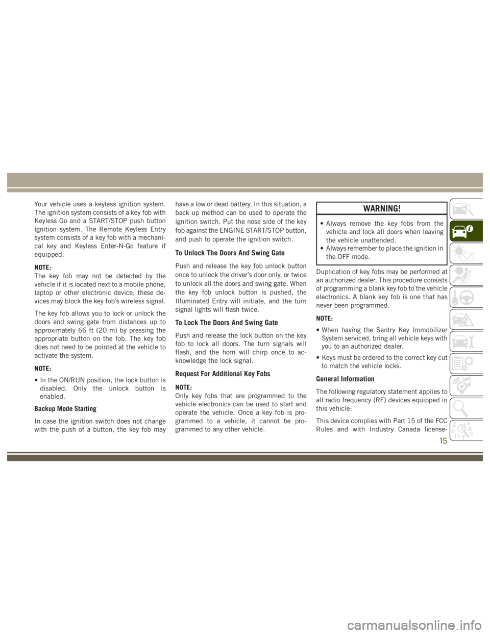 JEEP WRANGLER RUBICON 2019 User Guide JEEP WRANGLER RUBICON 2019 User Guide