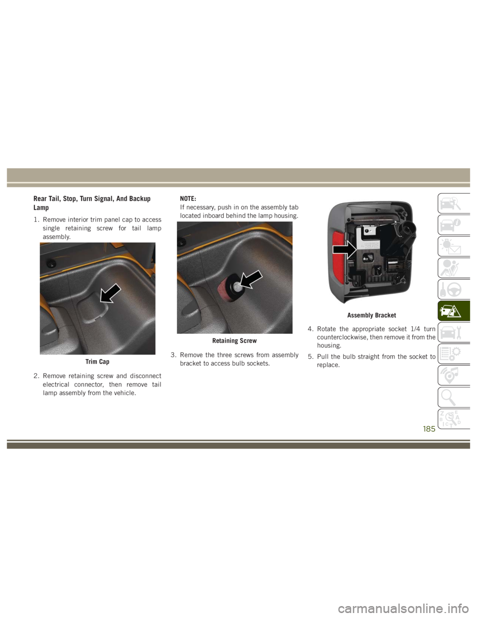 JEEP WRANGLER RUBICON 2019 Owners Manual JEEP WRANGLER RUBICON 2019 Owners Manual