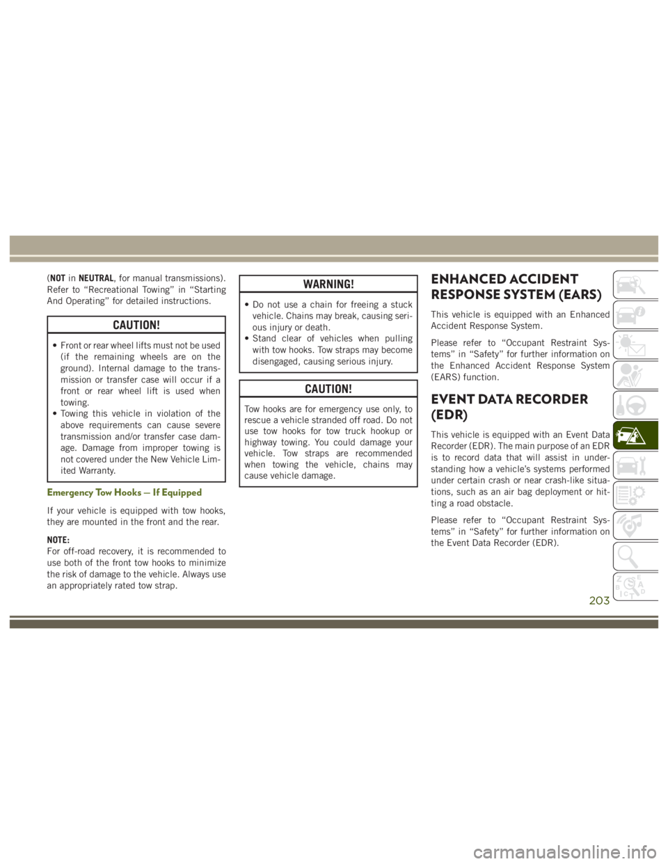 JEEP WRANGLER RUBICON 2019  Owners Manual 