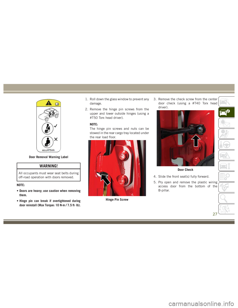 JEEP WRANGLER RUBICON 2019 Owners Manual JEEP WRANGLER RUBICON 2019 Owners Manual