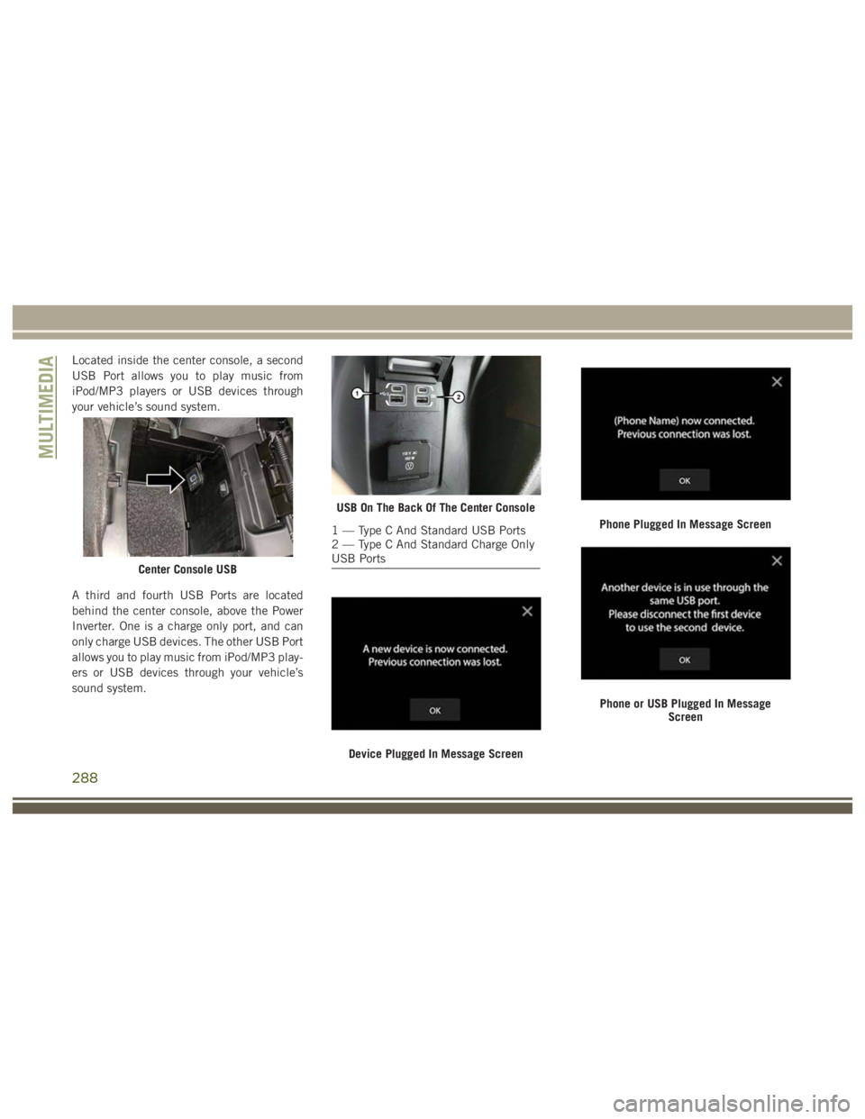 JEEP WRANGLER RUBICON 2019 Owners Manual 288 JEEP WRANGLER RUBICON 2019 Owners Manual 288