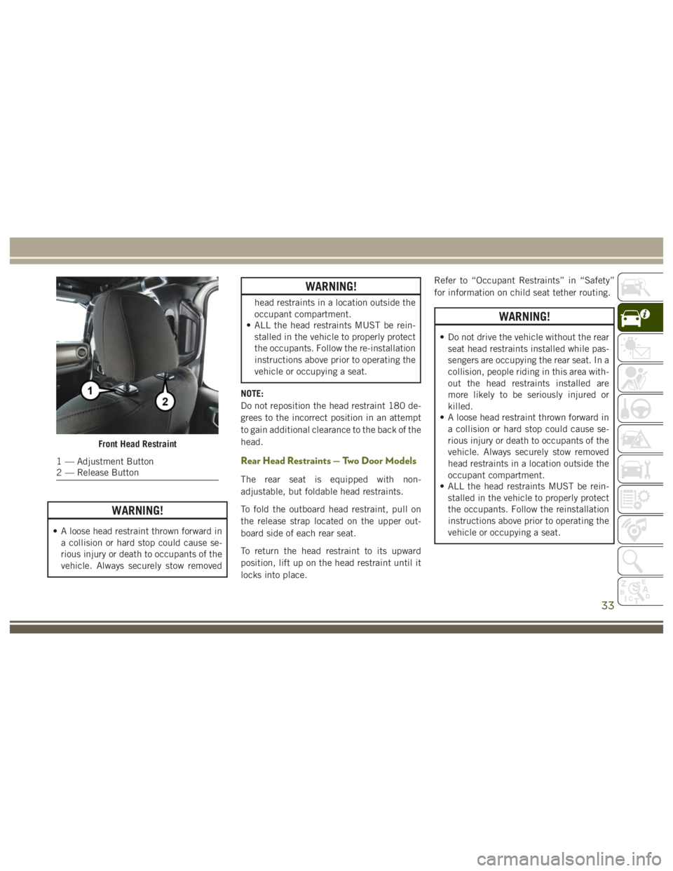 JEEP WRANGLER RUBICON 2019 Owners Guide JEEP WRANGLER RUBICON 2019 Owners Guide