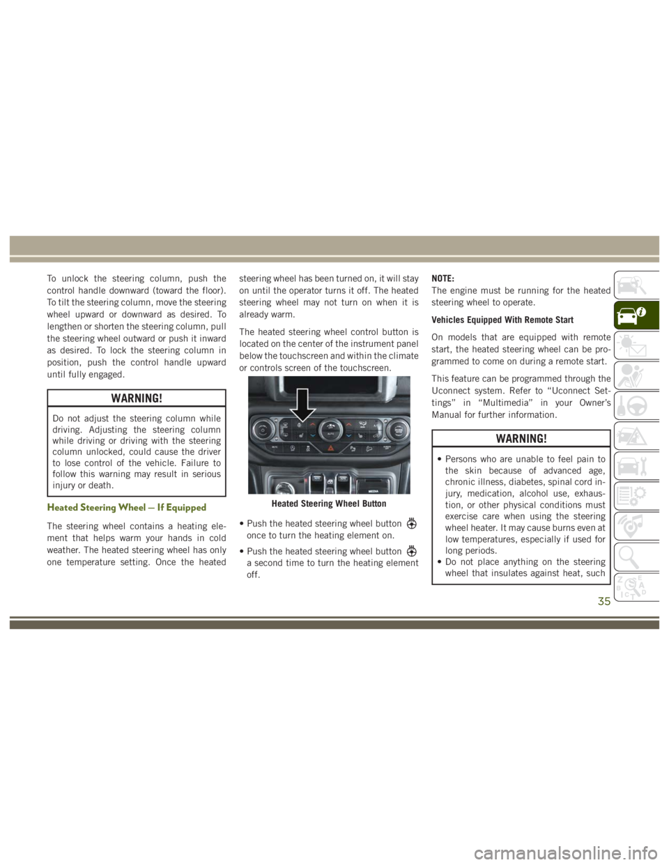 JEEP WRANGLER RUBICON 2019 Owners Guide JEEP WRANGLER RUBICON 2019 Owners Guide