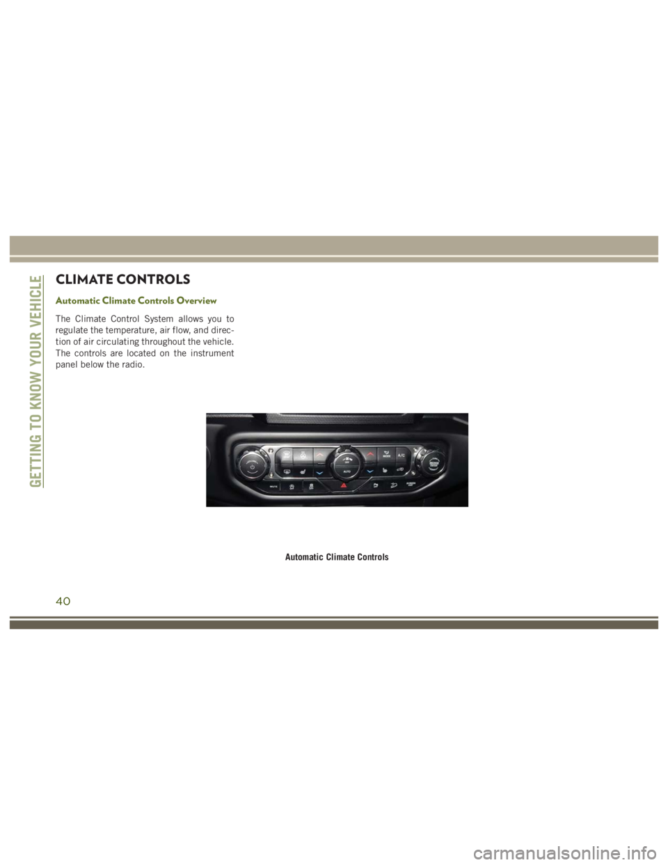 JEEP WRANGLER RUBICON 2019 Service Manual 40 JEEP WRANGLER RUBICON 2019 Service Manual 40