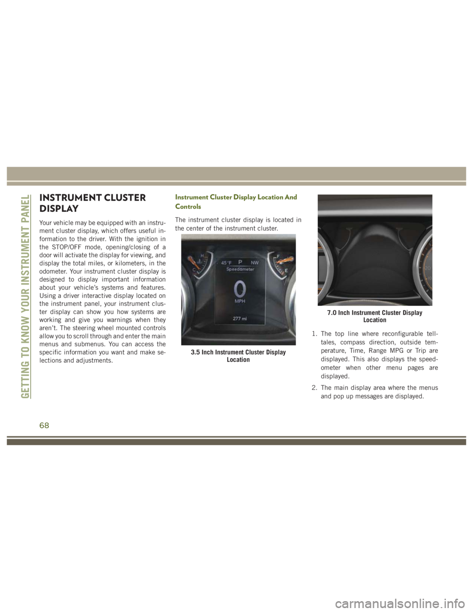 JEEP WRANGLER RUBICON 2019 Repair Manual 68 JEEP WRANGLER RUBICON 2019 Repair Manual 68