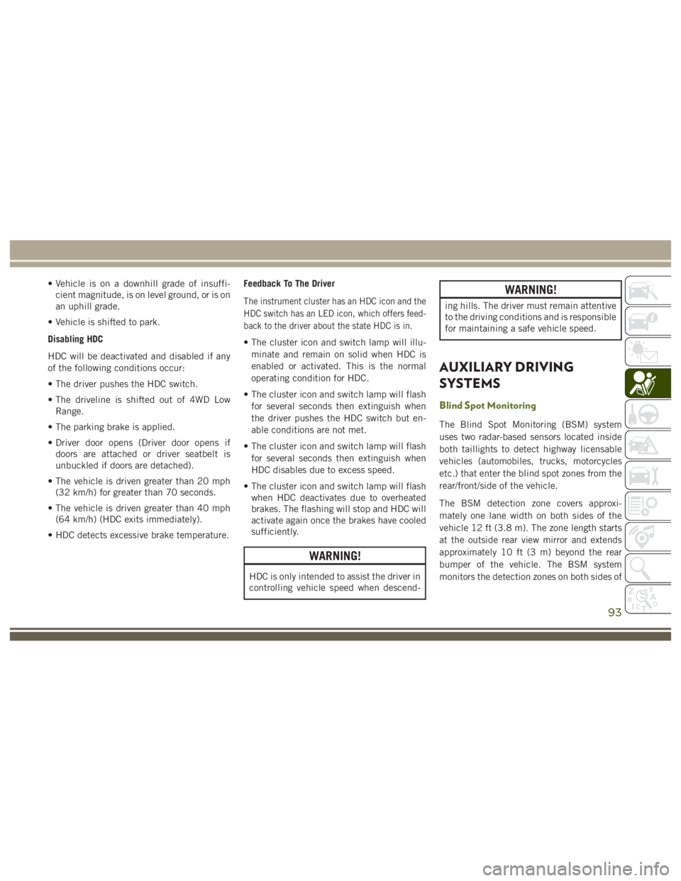 JEEP WRANGLER RUBICON 2019 Owners Manual JEEP WRANGLER RUBICON 2019 Owners Manual