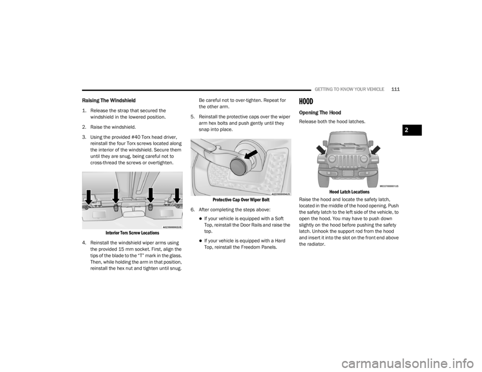 JEEP WRANGLER RUBICON 2020  Owners Manual 2

20_JL_OM_EN_USC_t.book  Page 111   