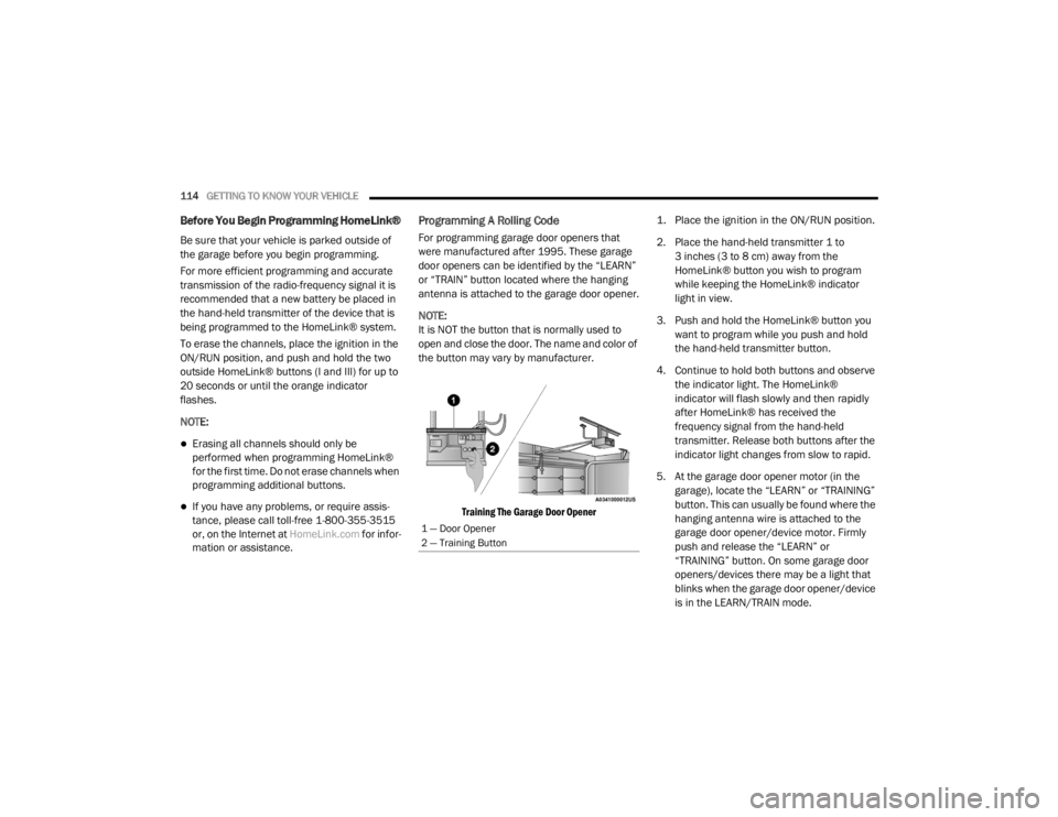 JEEP WRANGLER RUBICON 2020  Owners Manual 