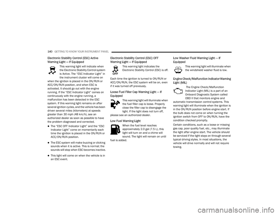 JEEP WRANGLER RUBICON 2020  Owners Manual 