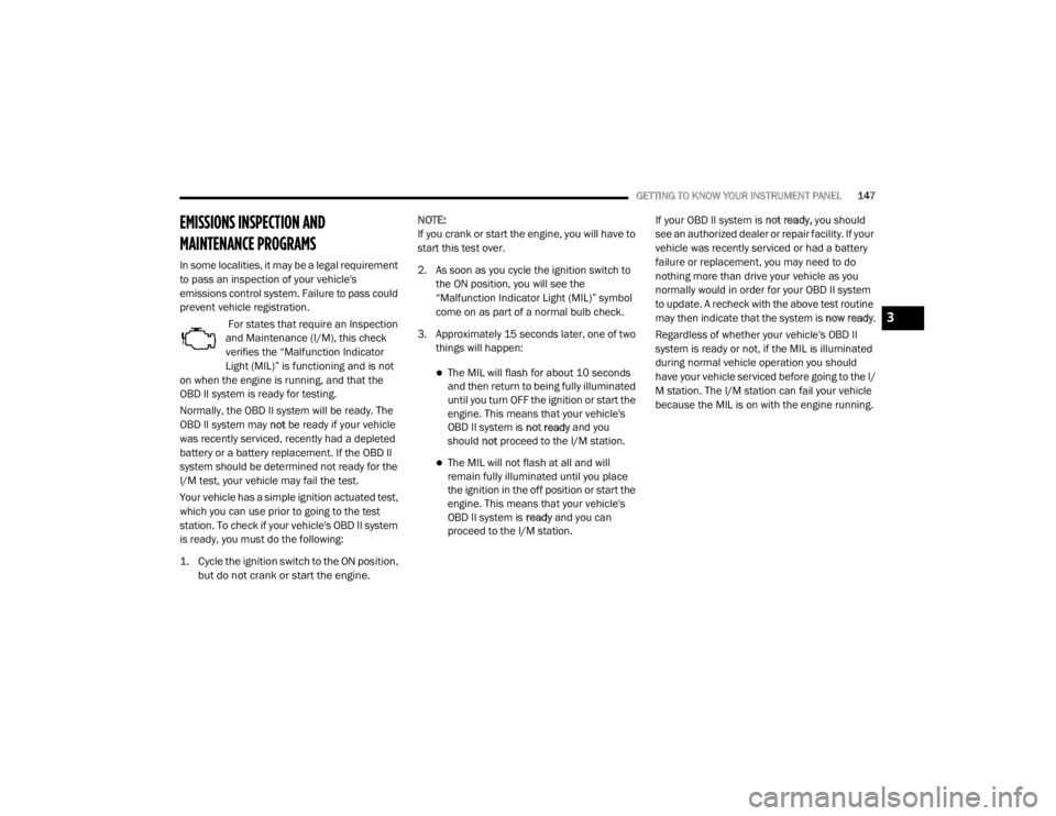 JEEP WRANGLER RUBICON 2020  Owners Manual 3

20_JL_OM_EN_USC_t.book  Page 147   