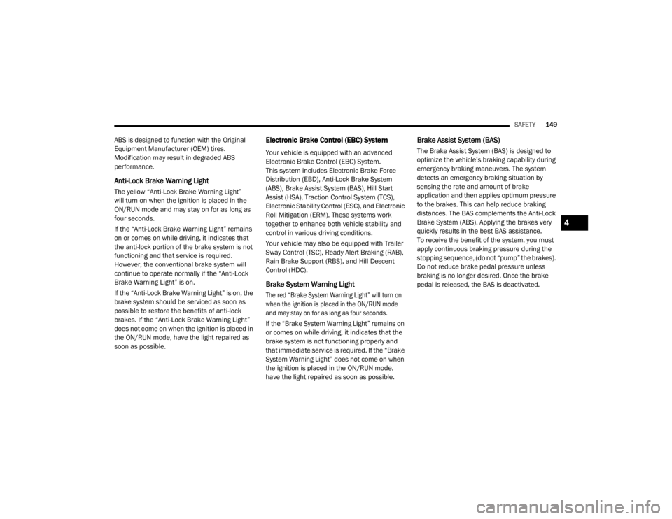 JEEP WRANGLER RUBICON 2020  Owners Manual 4

20_JL_OM_EN_USC_t.book  Page 149   