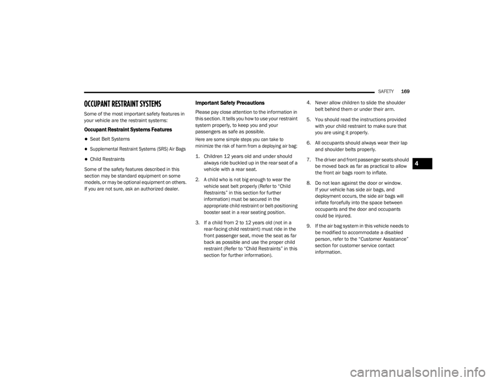 JEEP WRANGLER RUBICON 2020  Owners Manual 4

20_JL_OM_EN_USC_t.book  Page 169   