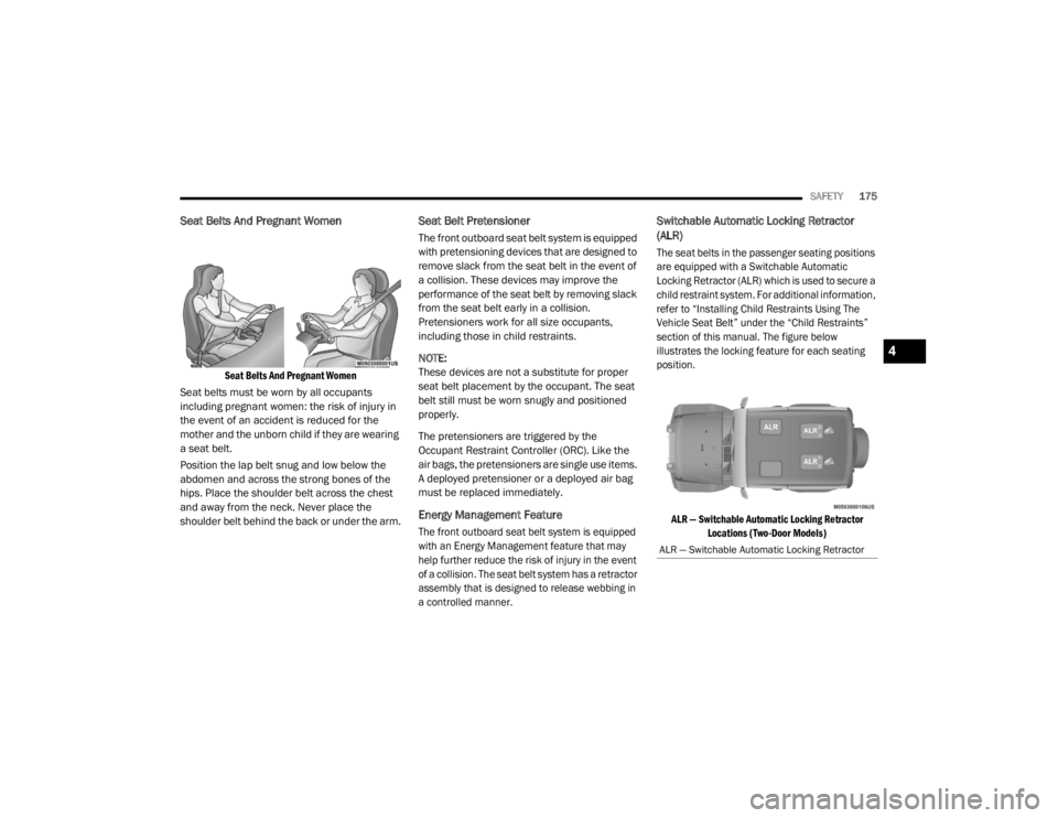JEEP WRANGLER RUBICON 2020  Owners Manual 4

20_JL_OM_EN_USC_t.book  Page 175   