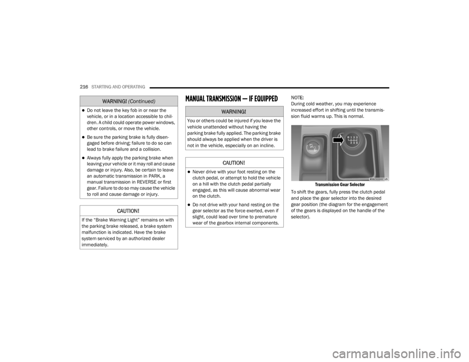 JEEP WRANGLER RUBICON 2020  Owners Manual �:�$�5�1�,�1�*� (Continued�\f 