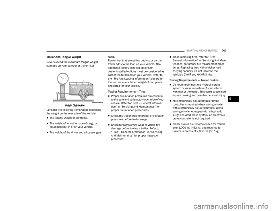 JEEP WRANGLER RUBICON 2020  Owners Manual 5

20_JL_OM_EN_USC_t.book  Page 269   