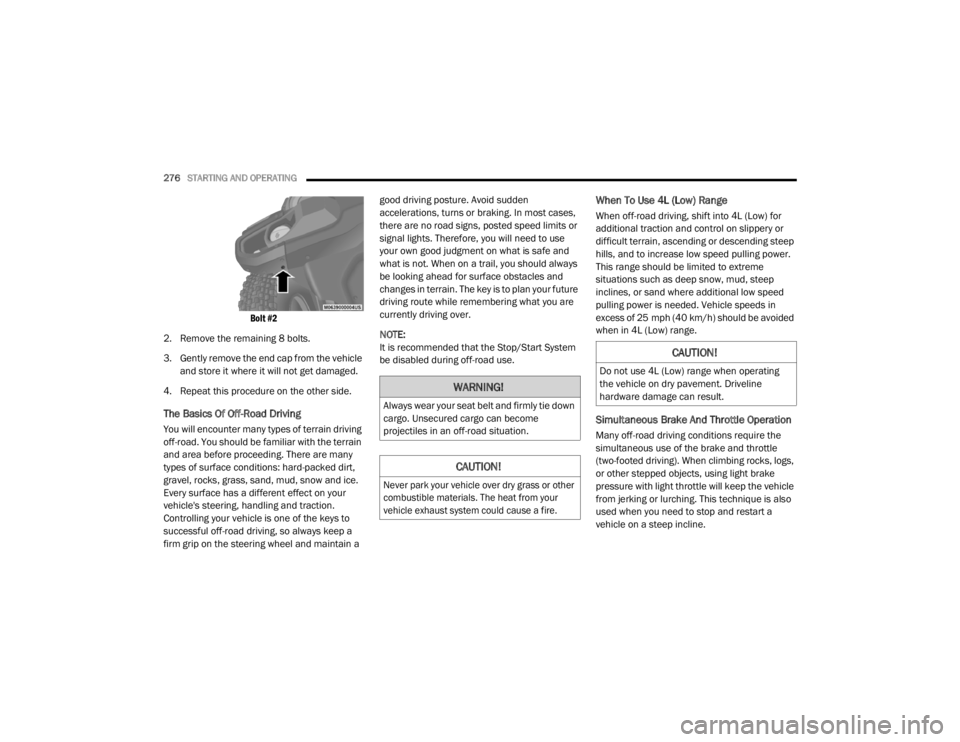 JEEP WRANGLER RUBICON 2020  Owners Manual �:�$�5�1�,�1�*�
�$�O�Z�D�\�V��Z�H�D�U��\�R�X�U��V�H�D�W��E�H�O�W��D�Q�G��I�L�U�P�O�\��W�L�H��G�R�Z�Q�
�F�D�U�J�R���8�Q�V�H�F�X�U�H�G��F�D�U�J�R��F�D�Q��E�H�F�R�P�H�
�S�U�R�M�H�F�W�L�O�