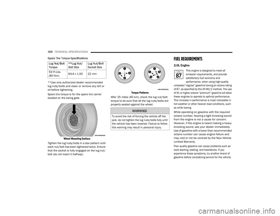 JEEP WRANGLER RUBICON 2020  Owners Manual �:�$�5�1�,�1�*�

�7�R��D�Y�R�L�G��W�K�H��U�L�V�N��R�I��I�R�U�F�L�Q�J��W�K�H��Y�H�K�L�F�O�H��R�I�I��W�K�H�
�M�D�F�N���G�R��Q�R�W��W�L�J�K�W�H�Q��W�K�H��O�X�J��Q�X�W�V��E�R�O�W�V��I�
