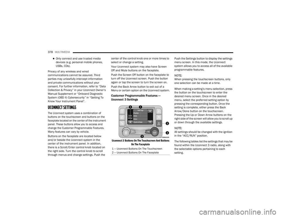 JEEP WRANGLER RUBICON 2020  Owners Manual 