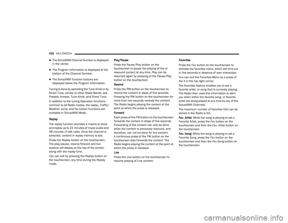 JEEP WRANGLER RUBICON 2020  Owners Manual 