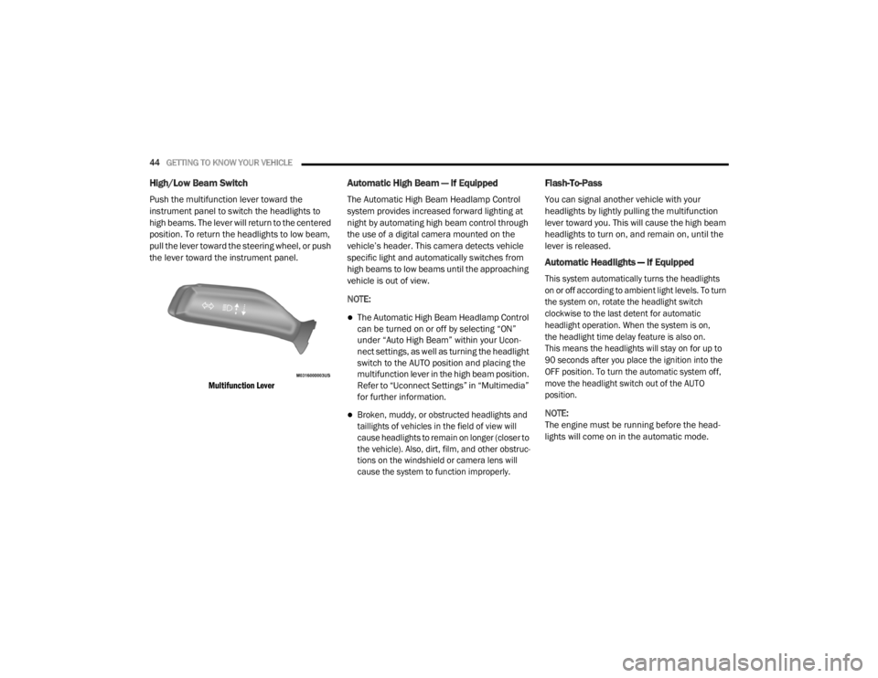 JEEP WRANGLER RUBICON 2020 Service Manual 
