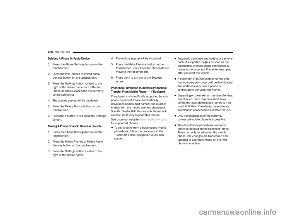 JEEP WRANGLER RUBICON 2020  Owners Manual 