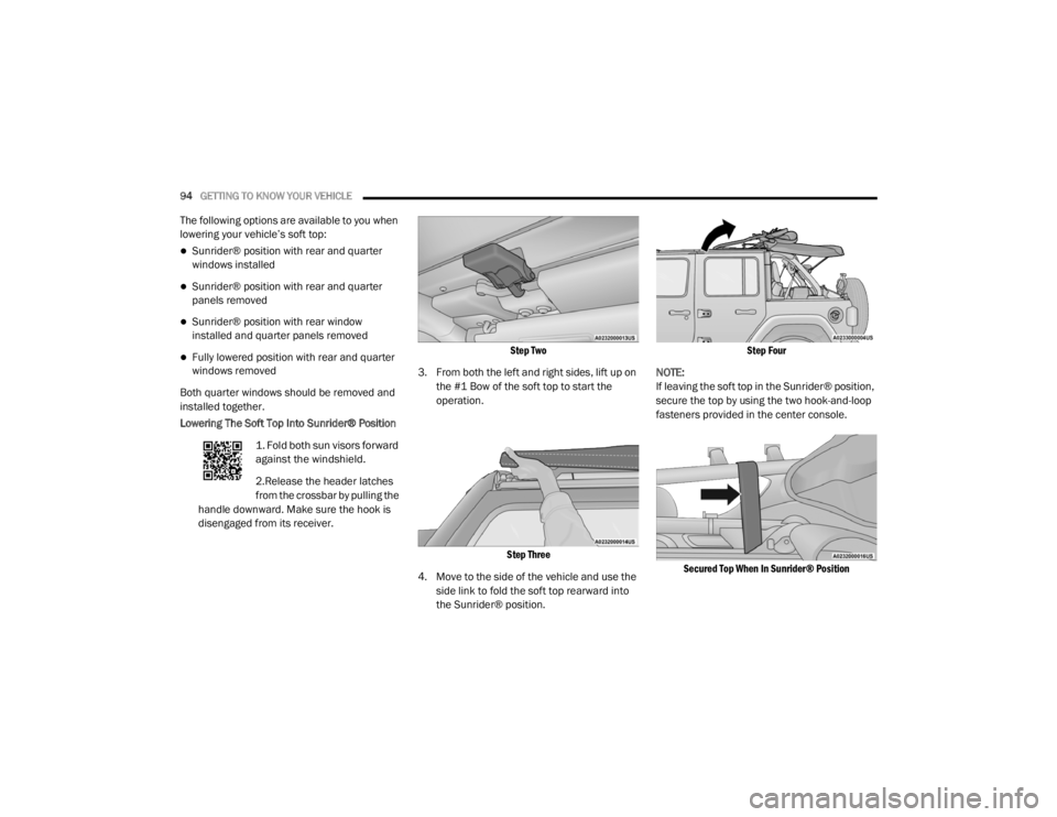 JEEP WRANGLER RUBICON 2020  Owners Manual 
