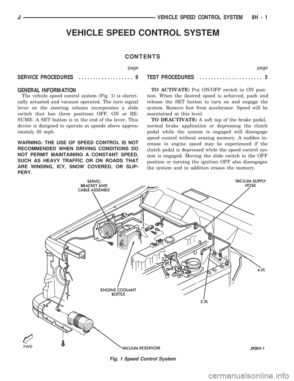 JEEP WRANGLER 1994 Owners Manual JEEP WRANGLER 1994 Owners Manual