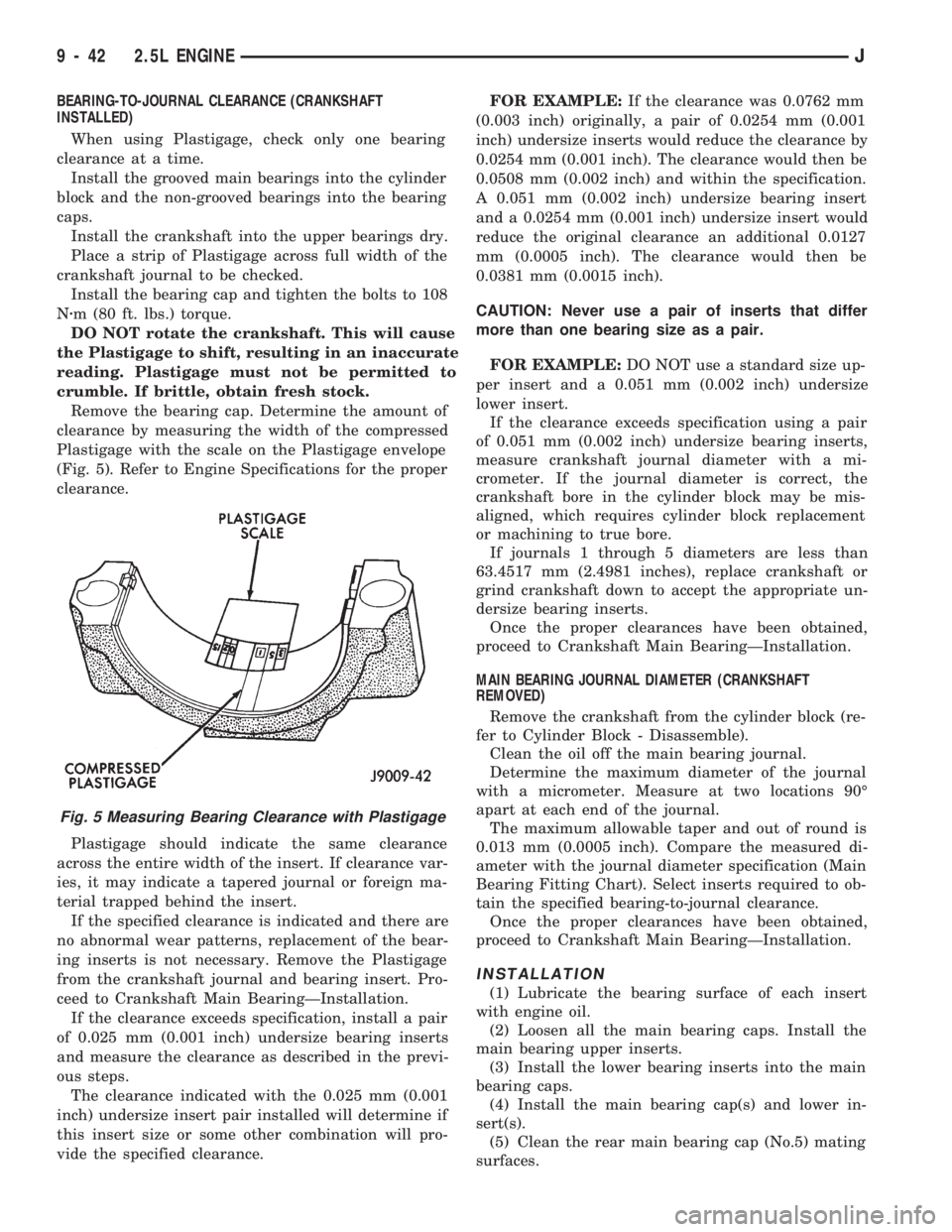 JEEP WRANGLER 1994  Owners Manual 