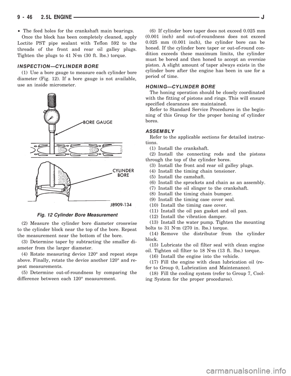 JEEP WRANGLER 1994  Owners Manual 