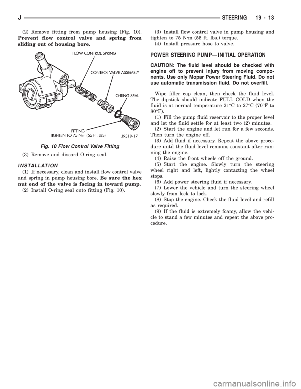 JEEP WRANGLER 1994 Owners Manual JEEP WRANGLER 1994 Owners Manual