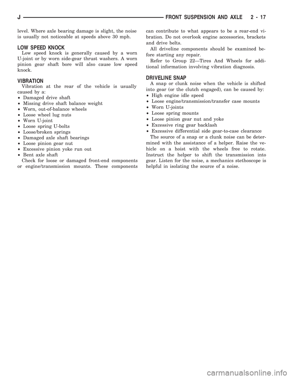 JEEP WRANGLER 1994 Owners Manual JEEP WRANGLER 1994 Owners Manual