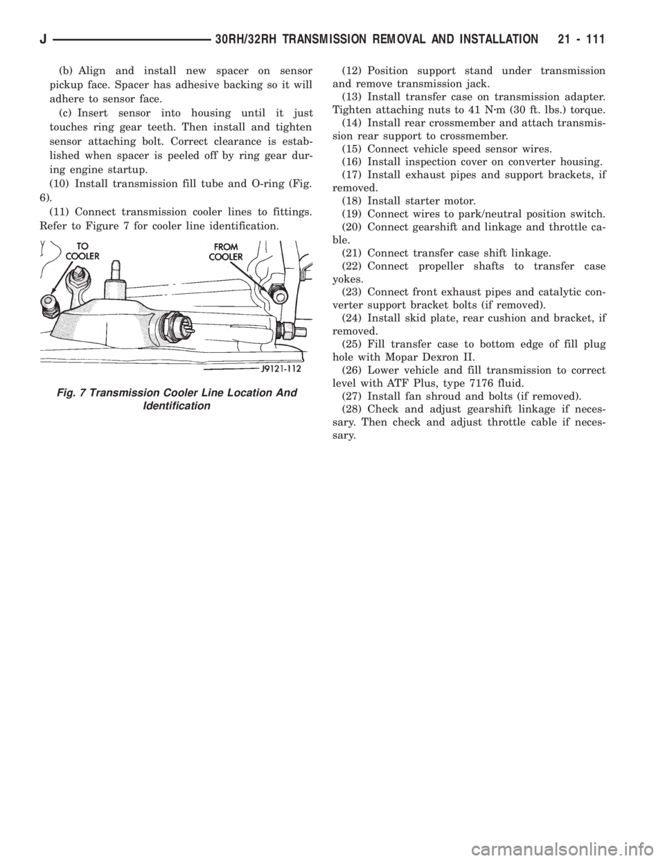 JEEP WRANGLER 1994 Owners Manual JEEP WRANGLER 1994 Owners Manual