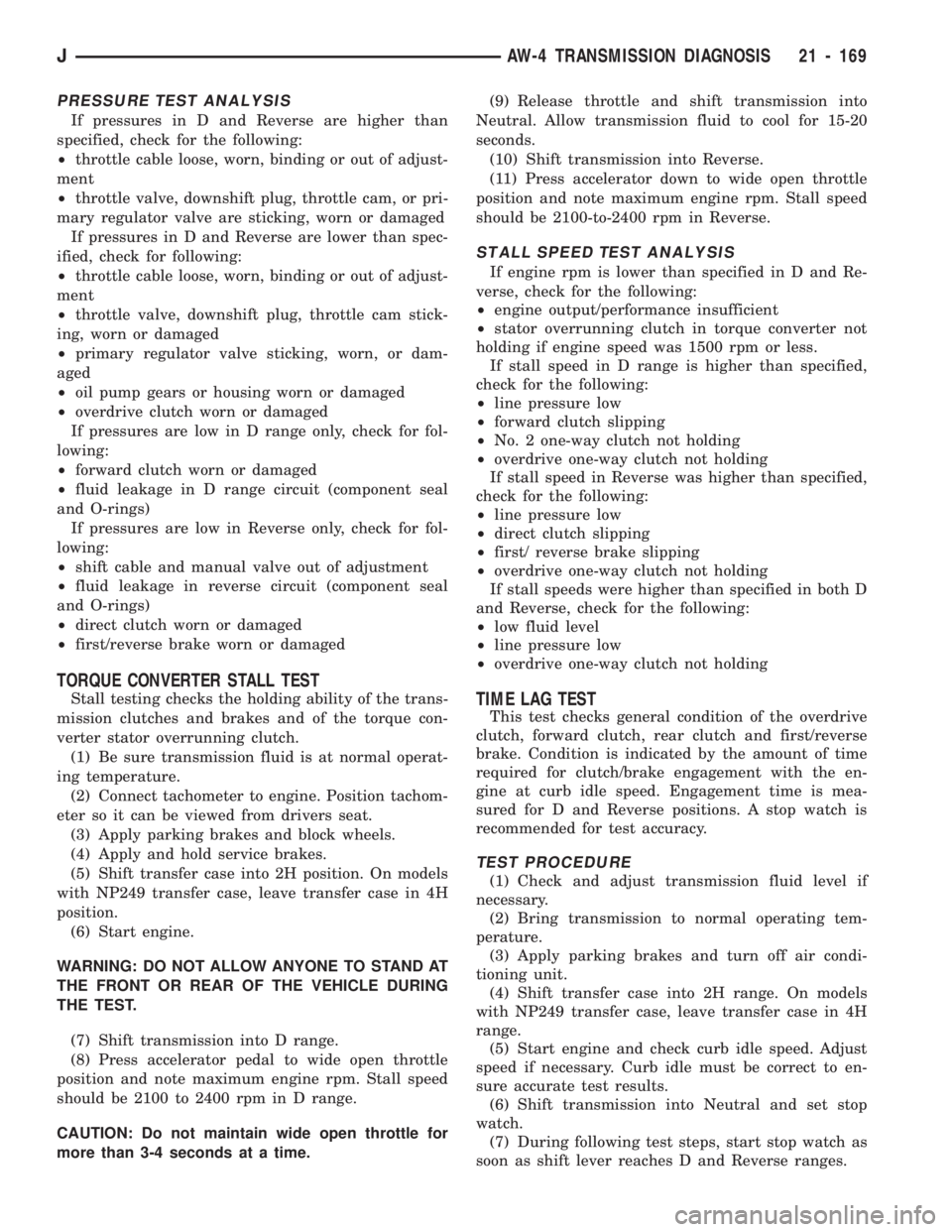 JEEP WRANGLER 1994 Owners Manual JEEP WRANGLER 1994 Owners Manual