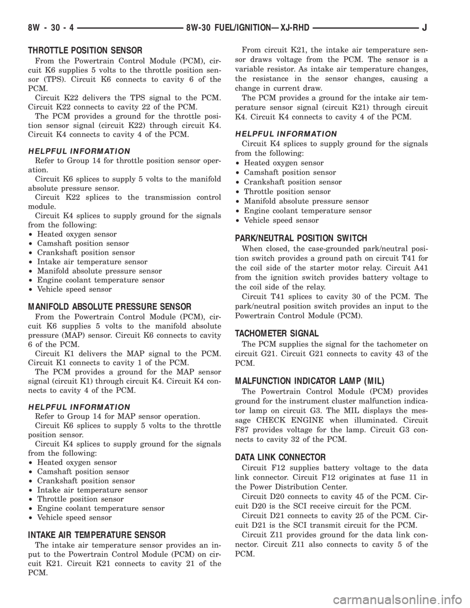 JEEP WRANGLER 1995  Owners Manual 